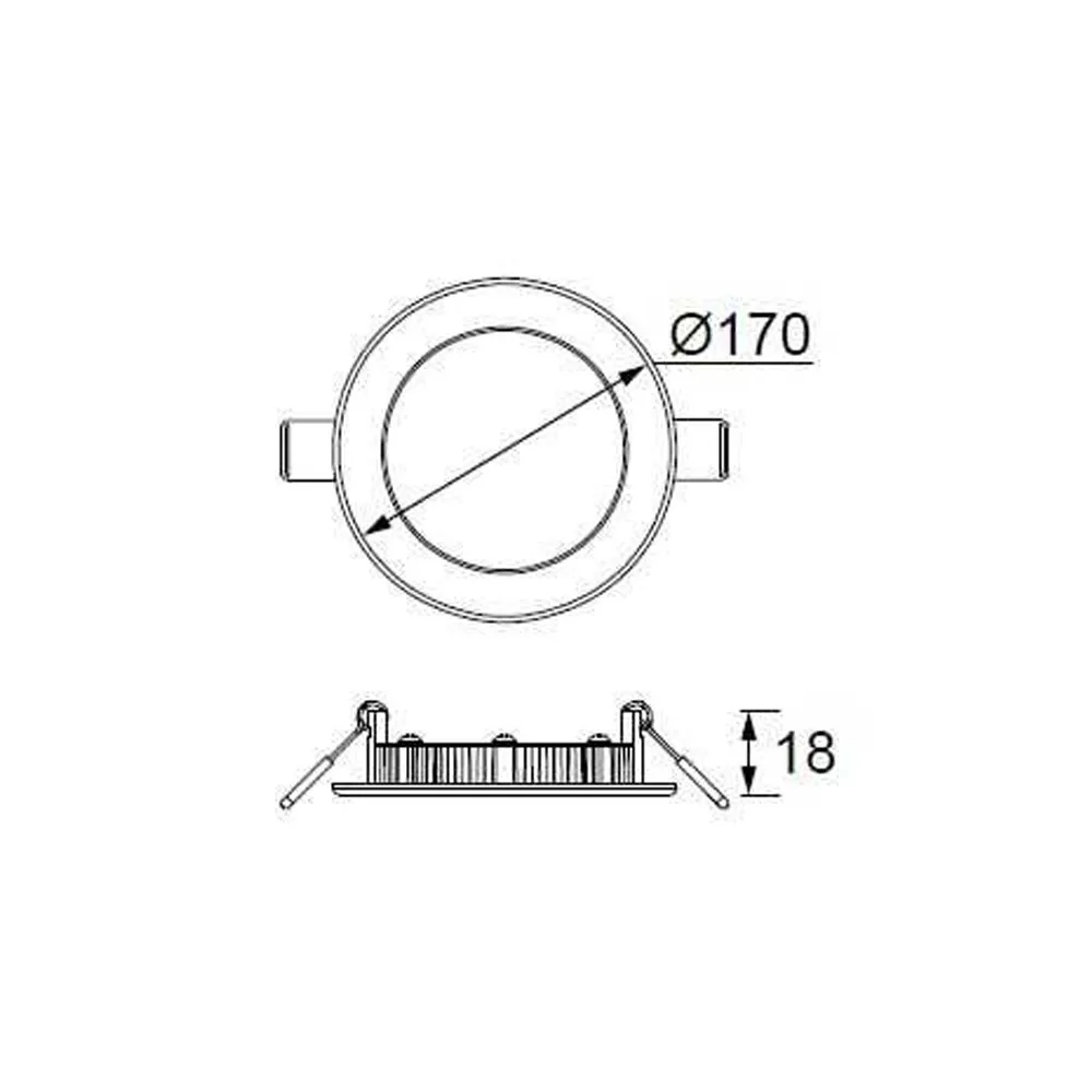 Jupiter 12w Sıva Altı Yuvarlak Led Panel Ld472 B — 2. görsel