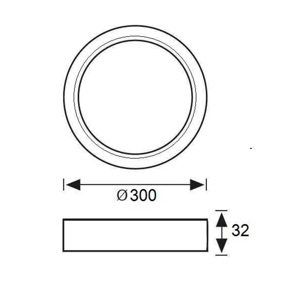 Jupiter 24w Sıva Üstü Led Panel Lc444 B — 2. görsel