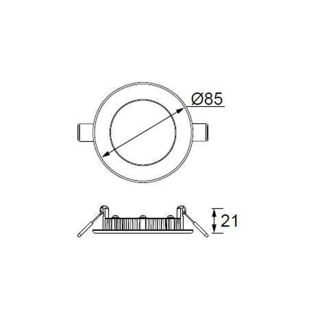 Jupiter 3w Sıva Altı Yuvarlak Led Panel Ld470 B — 2. görsel