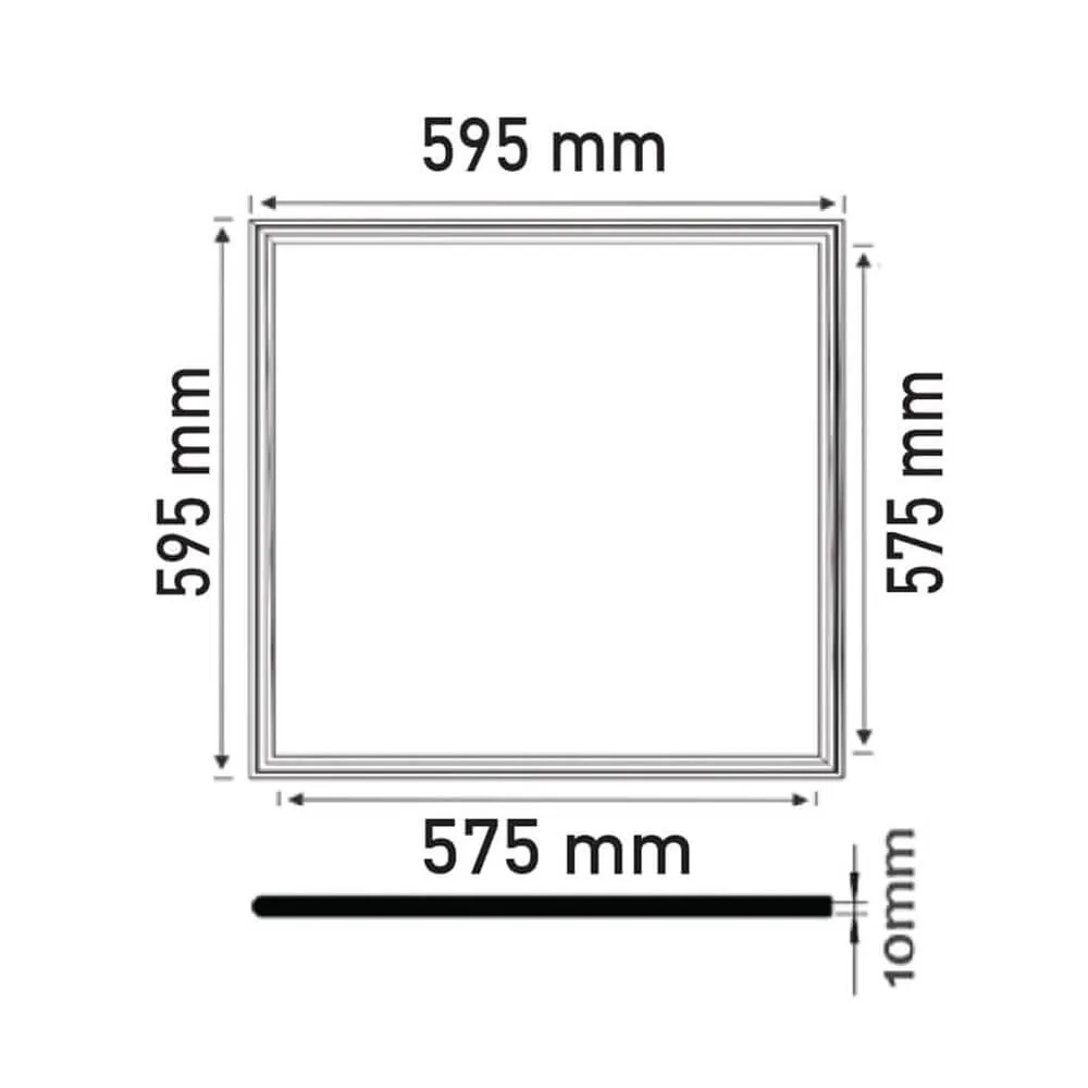 Jupiter 48w 60x60 Sıva Altı Slim Backlight Clip-in Panel Jk6061 S — 2. görsel