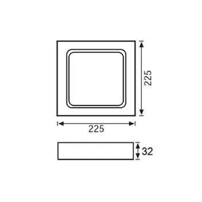 Jupiter Sıva Üstü Led Panel Lc445 S