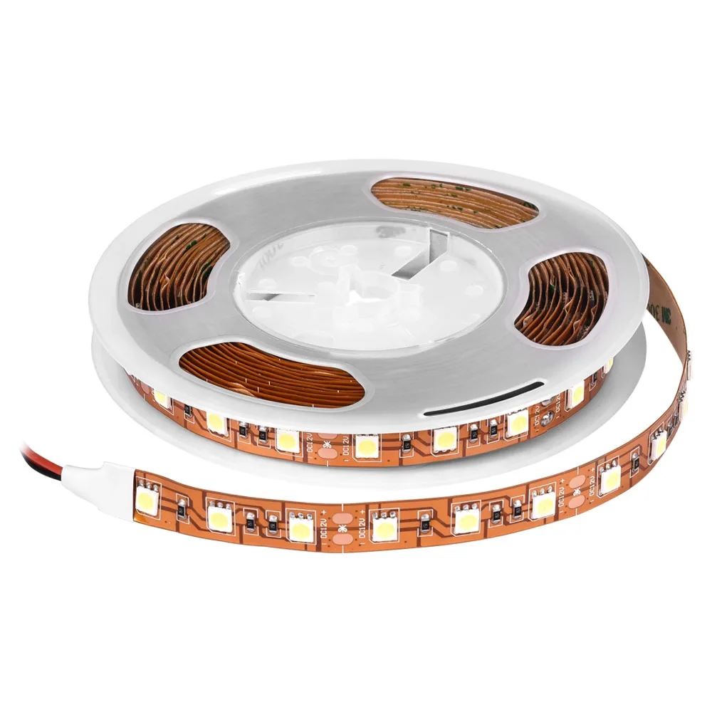 Nevo 12v İç Mekan Şerit Led Bakır Zemin 3000k 5 Mt. Nl110s-12