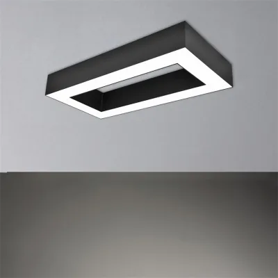 Nevo 30 X 60 Cm Sıva Üstü Linear Armatür Siyah Nsa113 — 2. görsel