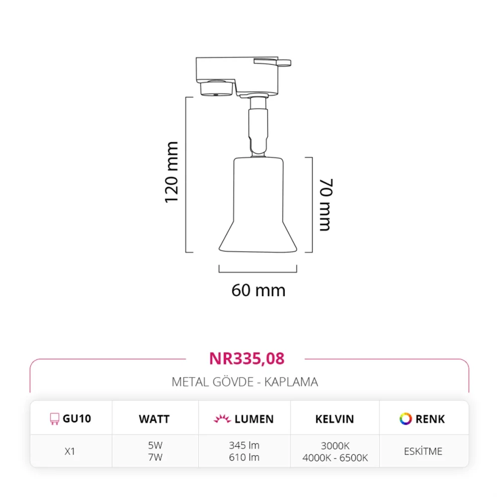 Nevo Dekoratif Ray Spot Eskitme Nr335 — 4. görsel
