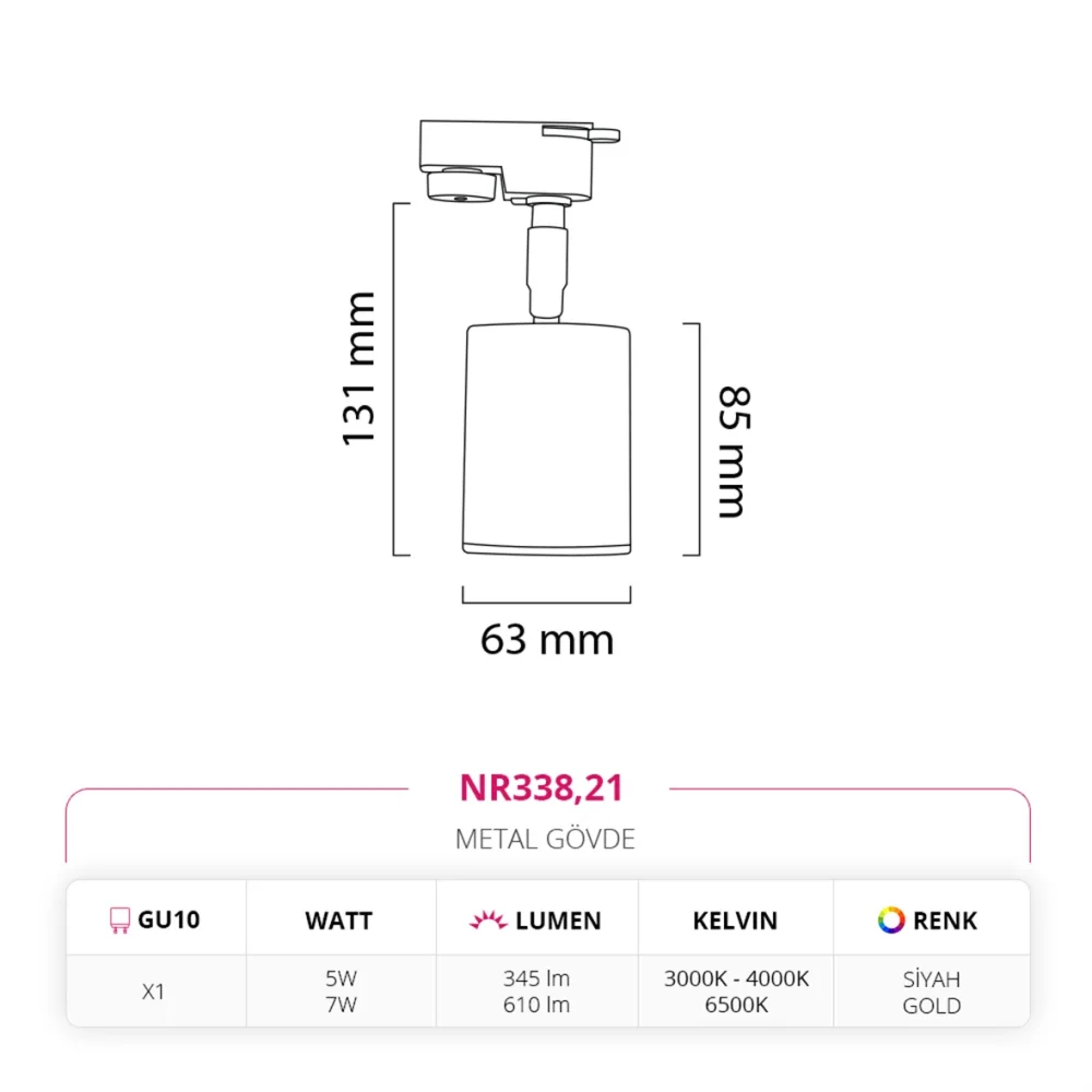Nevo Dekoratif Ray Spot Gold Nr338 — 4. görsel