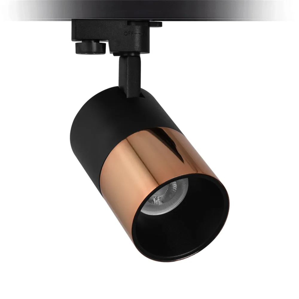 Nevo Dekoratif Ray Spot Siyah Bakır Nr360-1
