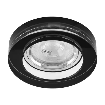 Nevo Sıva Altı Cam Spot Siyah Nd502
