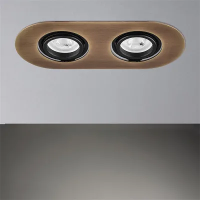 Nevo Sıva Altı İkili Led Spot Eskitme Siyah Nd310-2 — 2. görsel