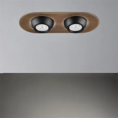 Nevo Sıva Altı İkili Led Spot Eskitme Siyah Nd330-2 — 3. görsel