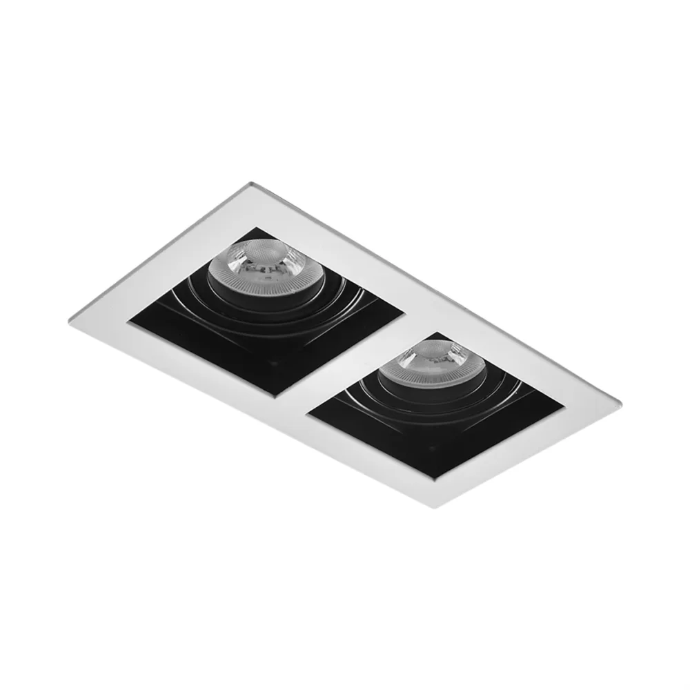 Nevo Sıva Altı İkili Led Spot Siyah Beyaz Siyah Nd605 — 2. görsel