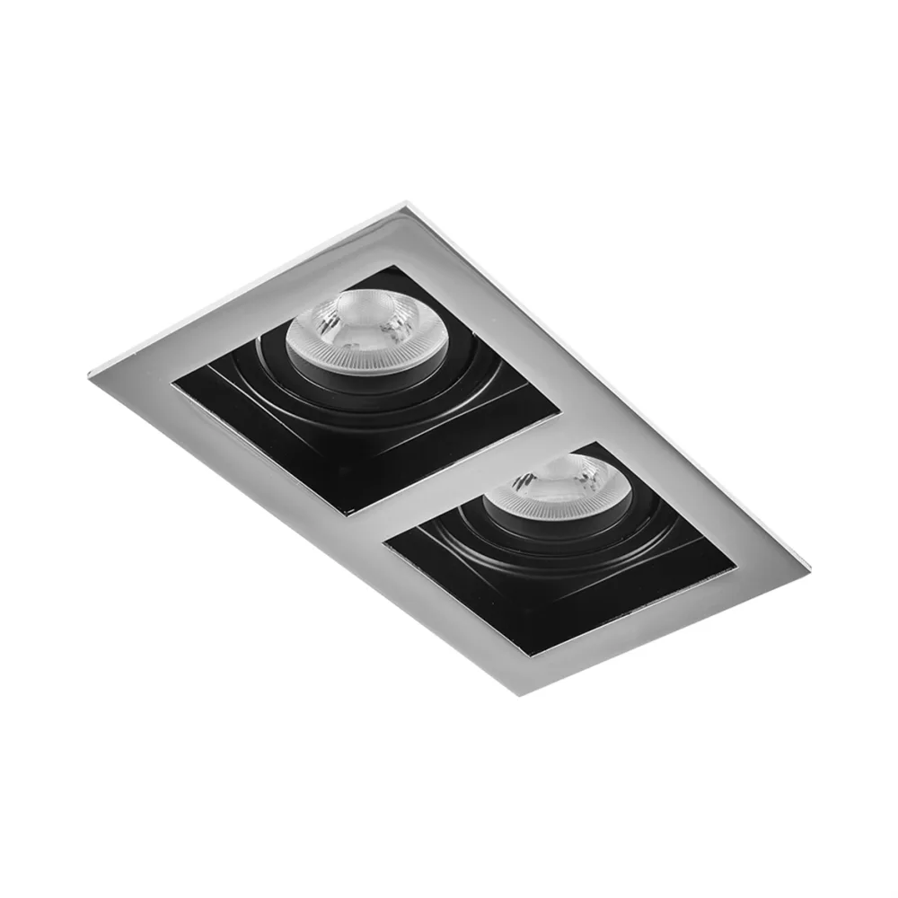 Nevo Sıva Altı İkili Led Spot Siyah Krom Siyah Nd605 — 2. görsel