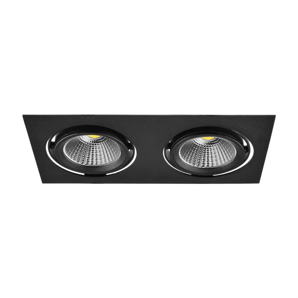 Nevo Sıva Altı İkili Led Spot Siyah Nd296-2