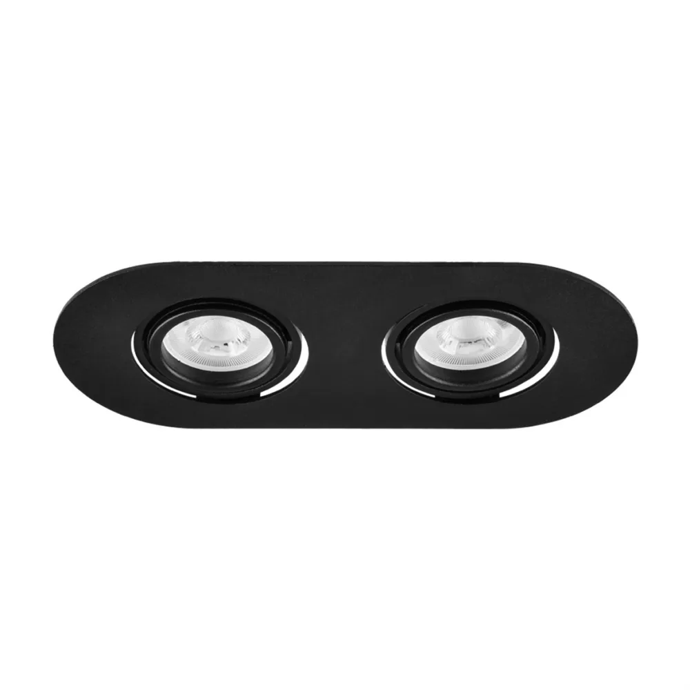 Nevo Sıva Altı İkili Led Spot Siyah Nd310-2