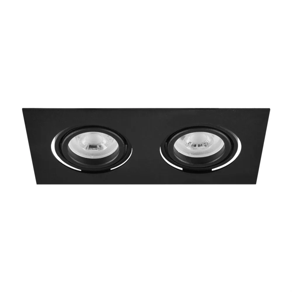 Nevo Sıva Altı İkili Led Spot Siyah Nd315-2