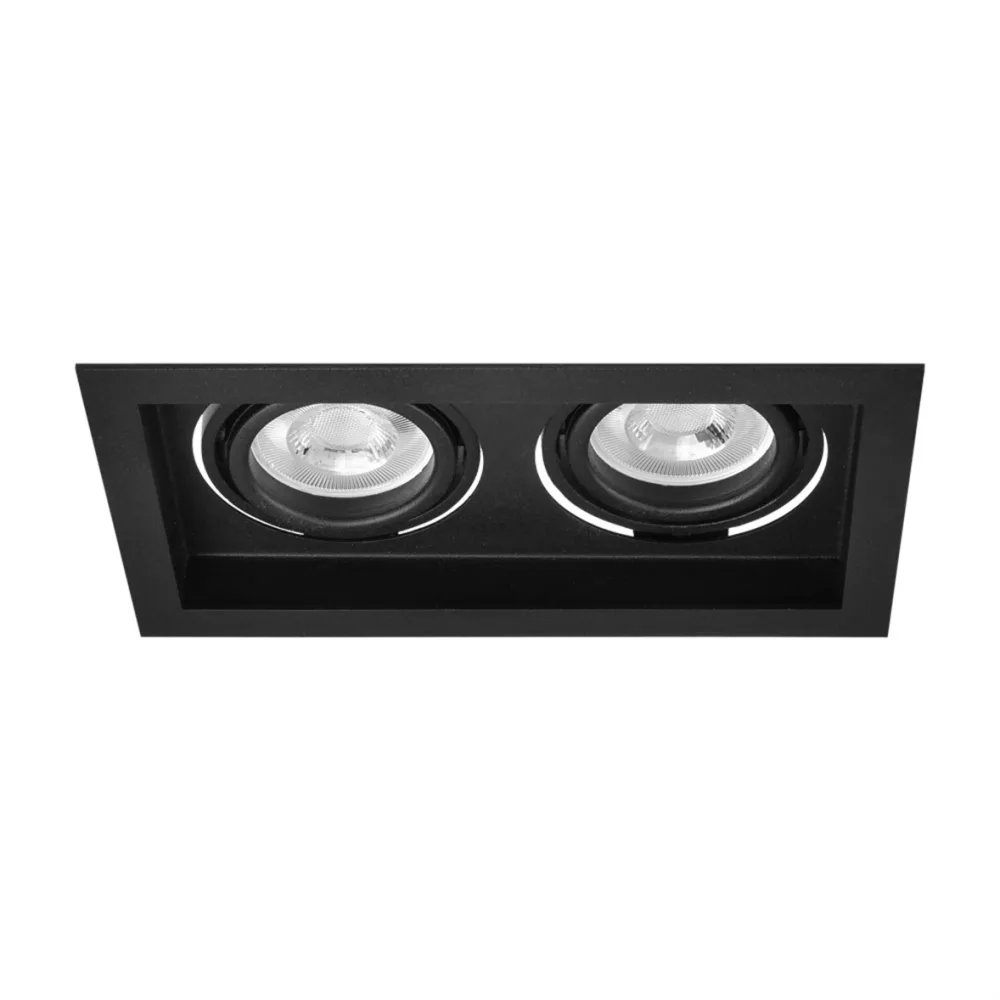 Nevo Sıva Altı İkili Led Spot Siyah Nd320-2