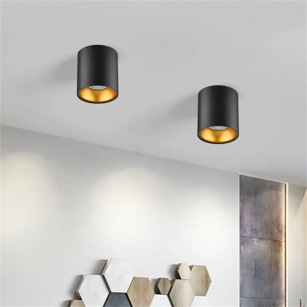 Nevo Sıva Üstü Led Spot Siyah Gold Ns238 — 2. görsel