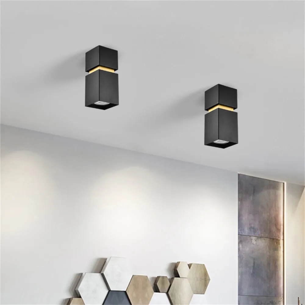 Nevo Sıva Üstü Led Spot Siyah Gold Ns242 — 2. görsel