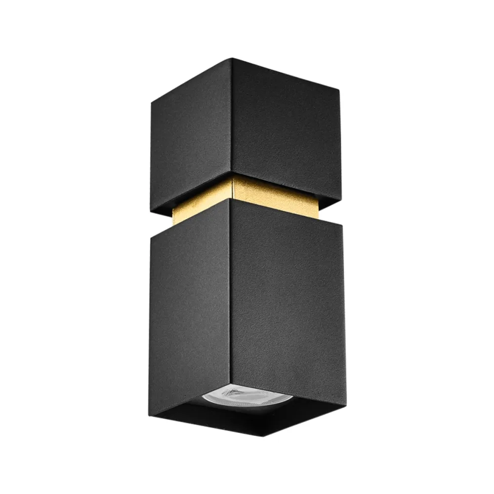 Nevo Sıva Üstü Led Spot Siyah Gold Ns242
