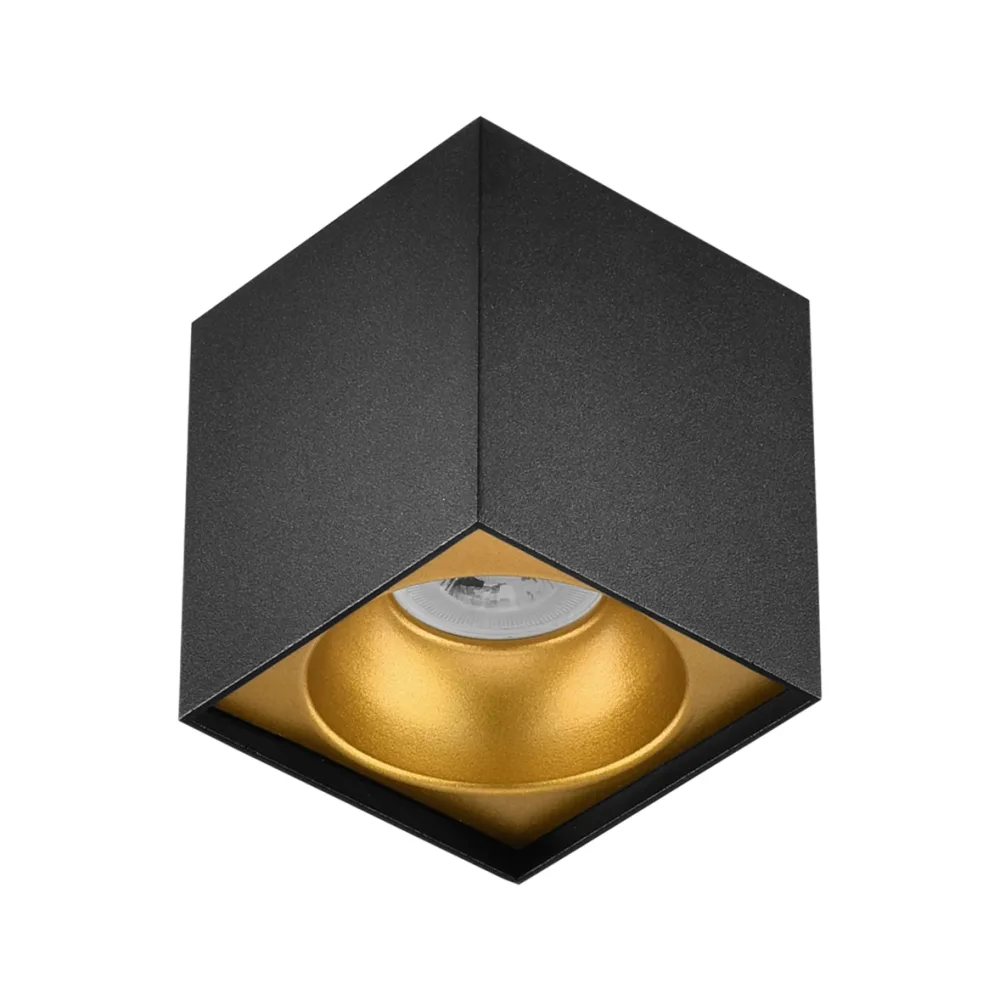 Nevo Sıva Üstü Led Spot Siyah Gold Ns245