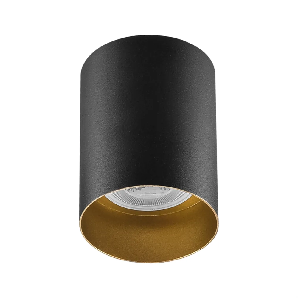 Nevo Sıva Üstü Led Spot Siyah Gold Ns249-1