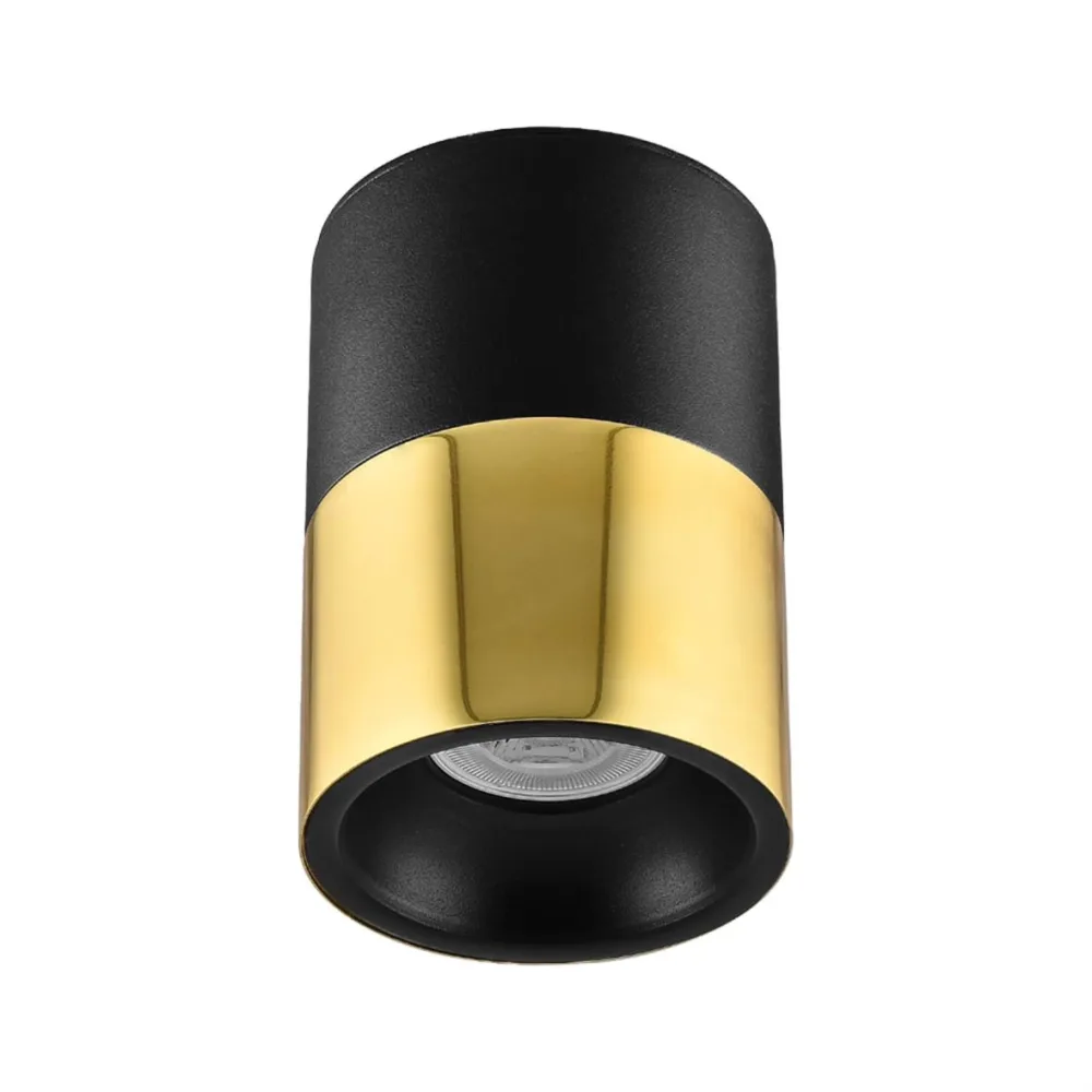 Nevo Sıva Üstü Led Spot Siyah Gold Ns259