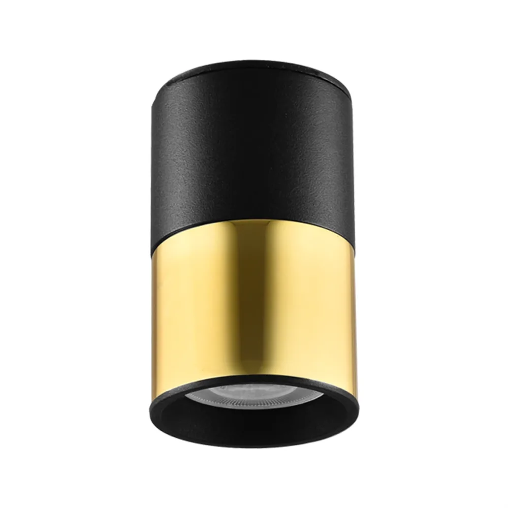 Nevo Sıva Üstü Led Spot Siyah Gold Ns260