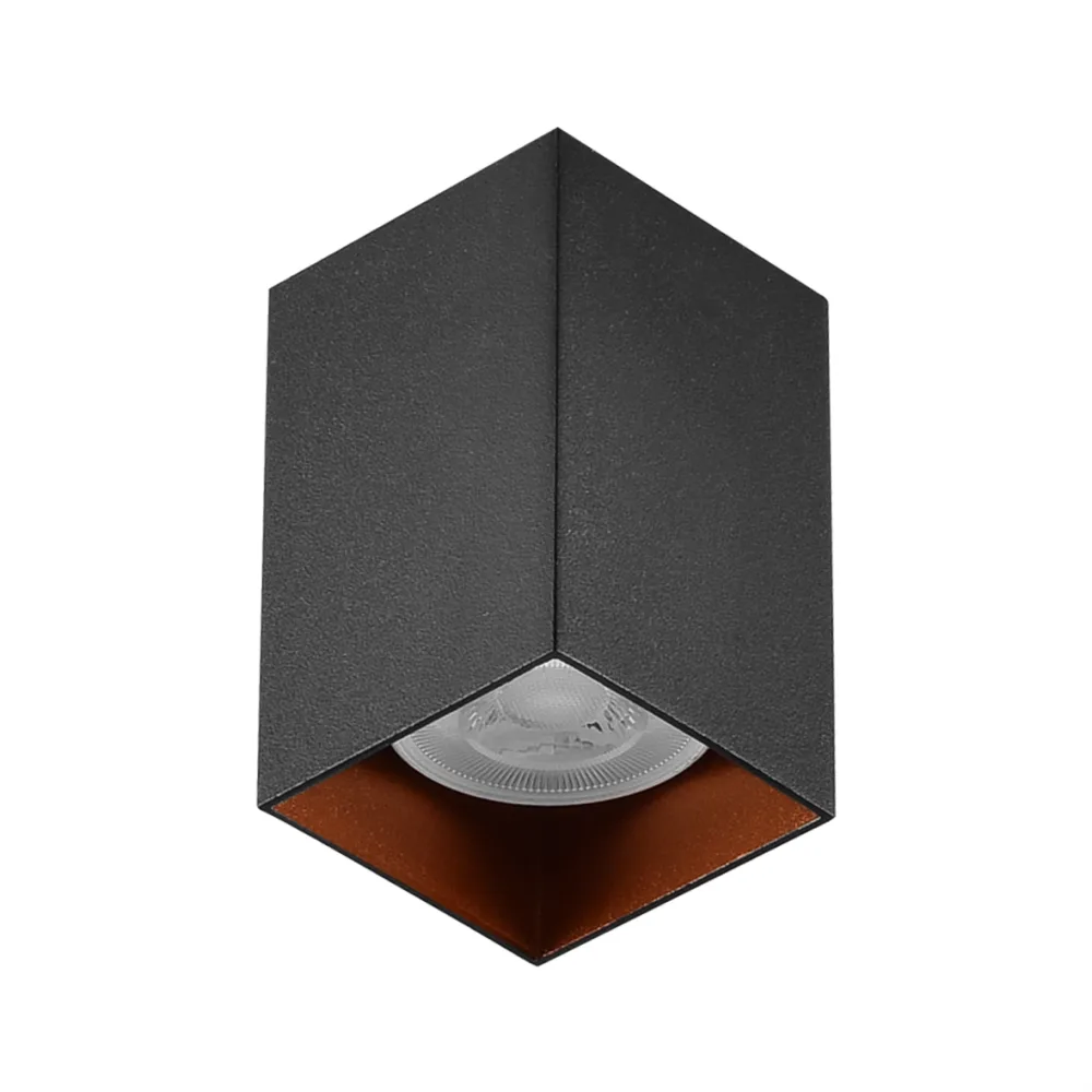 Nevo Sıva Üstü Led Spot Siyah Portakal Ns249