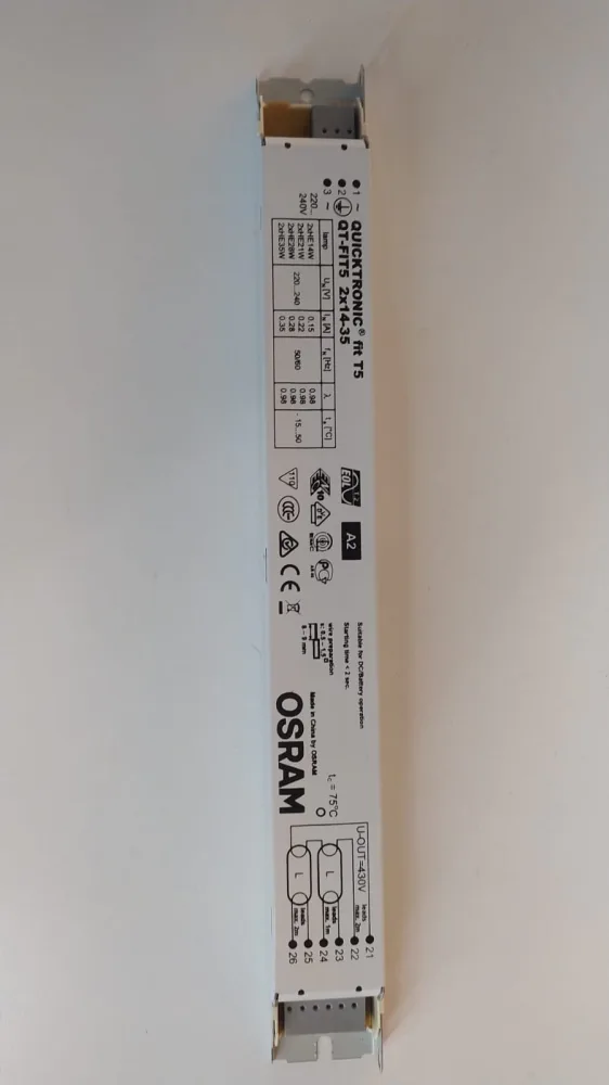Qt-fıt5 2x14-35/220-240 Elektronik Balast Osram — 2. görsel