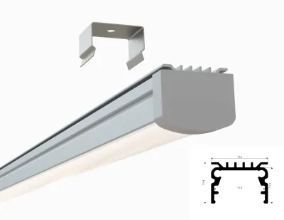 Sıva Üstü Alüminyum Profil Led Bar Aydınlatma 100cm — 4. görsel